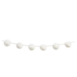 CANVAS- White Collection Christmas Decoration POM-POM